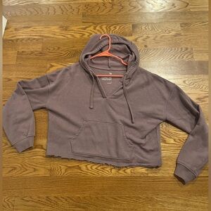 SO Women's Dusty Purple Cropped Hoodie